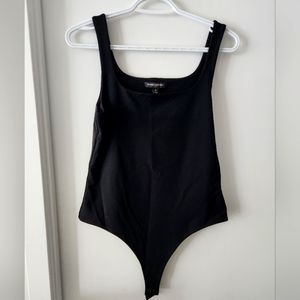 Black Bodysuit - fits snug, Banana Republic, size M